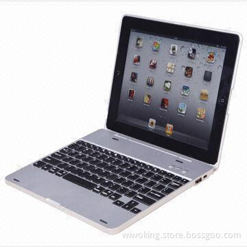 Multifunction Bluetooth ABS keyboard + power bank/charger for iPad 2/3/4, 4,000mAh